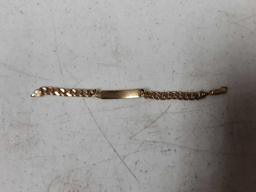 ID Bracelet - Yellow Gold 14k (.585) 16 grams 8 inch