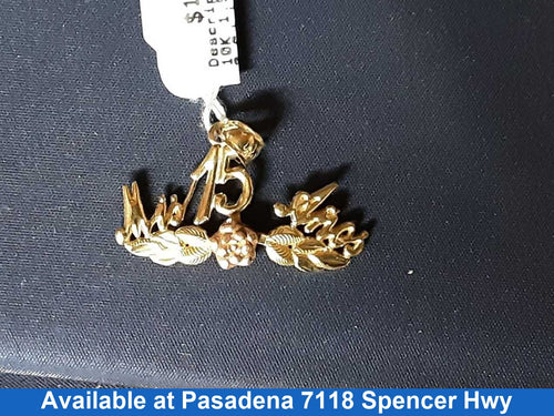 Pendant - Yellow Gold 10k (.417) 1.9 grams