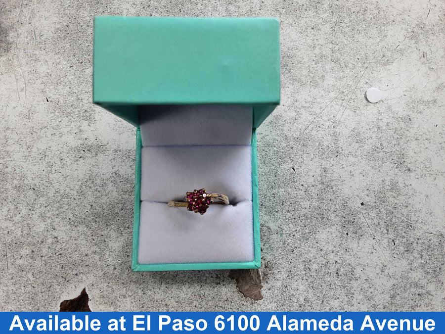 Women's Ring - Yellow Gold 10k (.417) 2.9 grams Size 20
