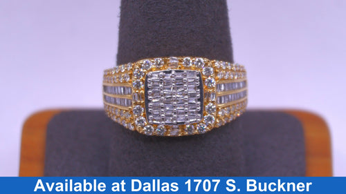 Men's Ring - Yellow Gold 10k (.417) 6.2 grams Size 10
