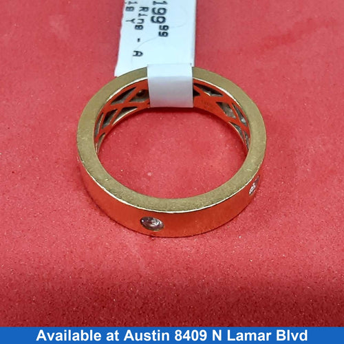 Women's Ring - Anniversary - Yellow Gold 18k (.750) 6.1 grams Size 7