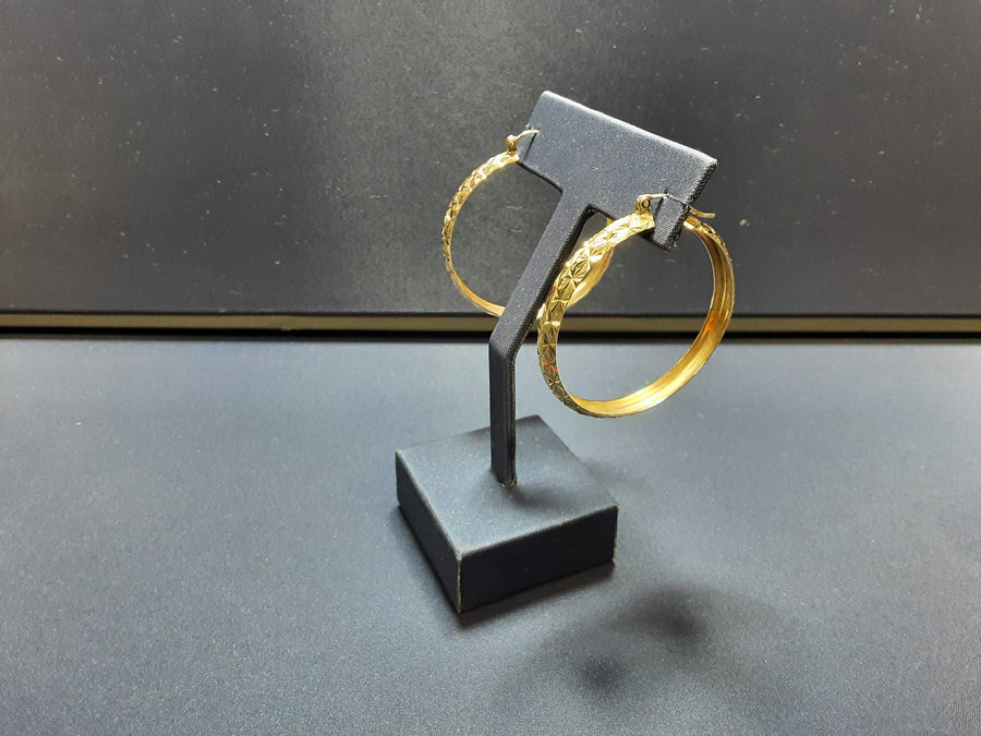 Bangle Earrings - Yellow Gold 10k (.417) 5.4 grams
