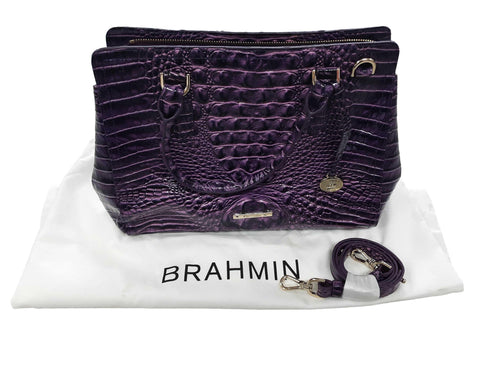 Brahmin Purple Purse / Handbag
