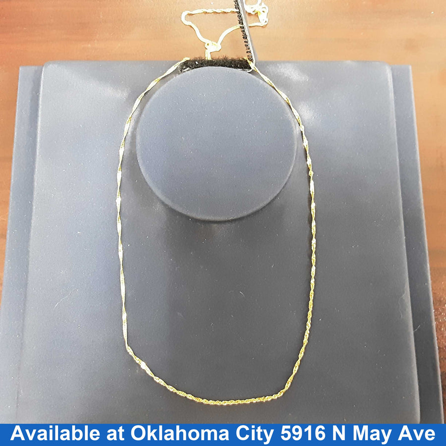 Rope Chain - Yellow Gold 18k (.750) 2.5 grams 22 inch