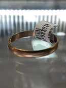 Ring - Wedding Band - Yellow Gold 14k (.585) 1.6 grams Size 9.5