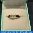 Ring - Engagement Set - Yellow Gold 14k (.585) 3.7 grams Size 20