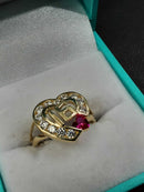 Women's Ring - Yellow Gold 14k (.585) 3.1 grams Size 6