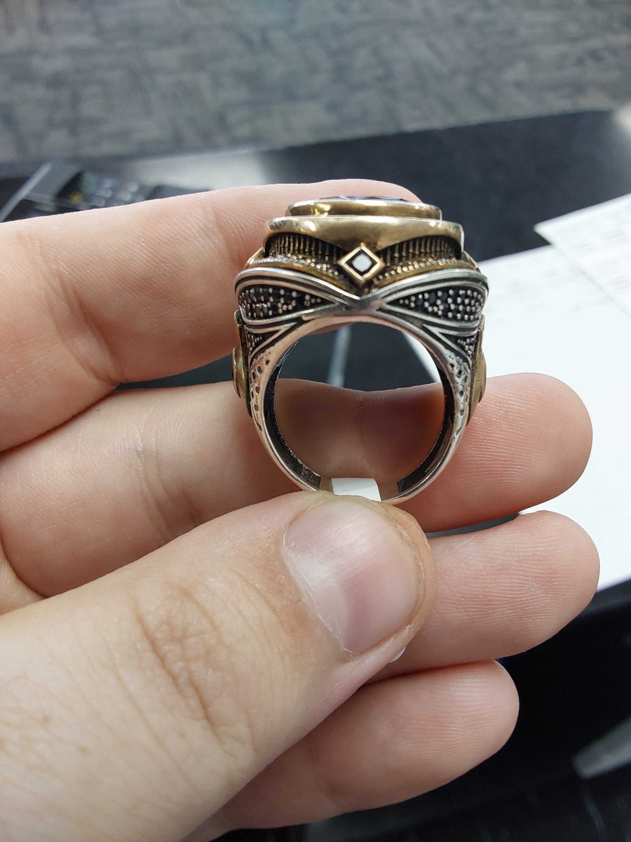 Men's Ring - Silver 25.5 Grams Size 11