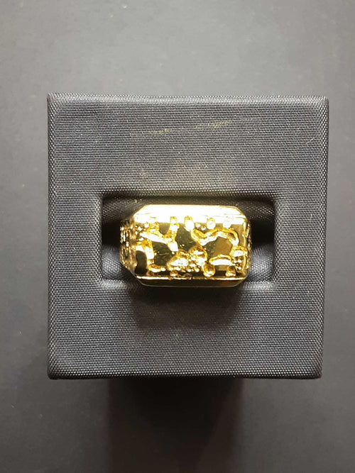 Men's Ring - Yellow Gold 10k (.417) 6 grams Size 8