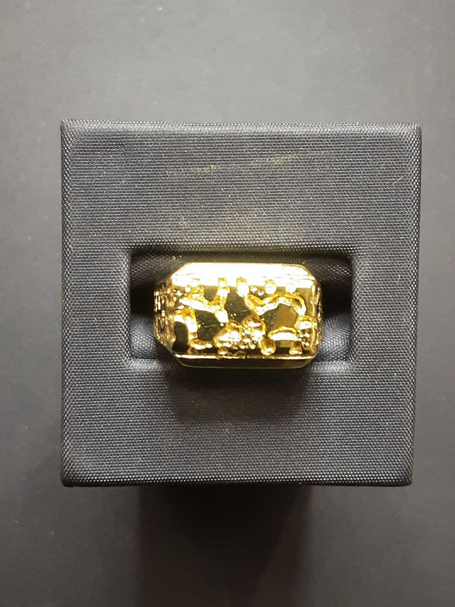 Men's Ring - Yellow Gold 10k (.417) 6 grams Size 8