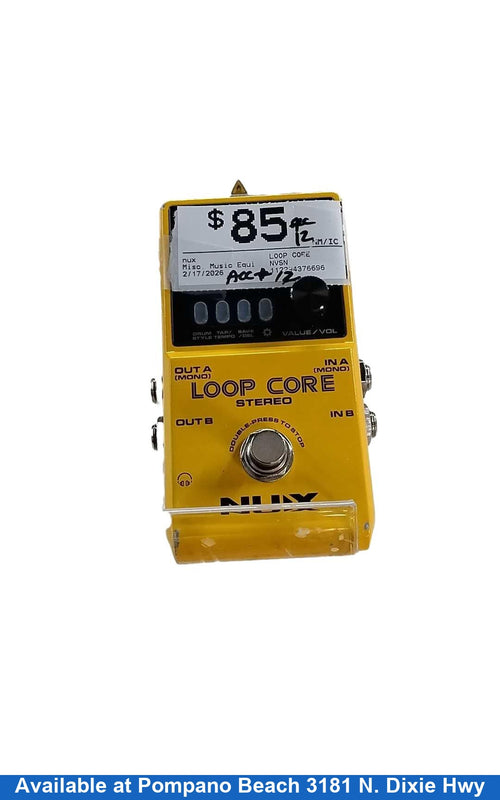 Nux Loop Core Yellow