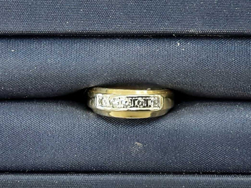 Ring - Wedding Band - Yellow Gold 14k (.585) 4.4 grams Size 4