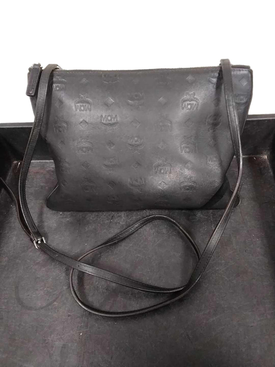 Mcm Cross Body Black Purse / Handbag