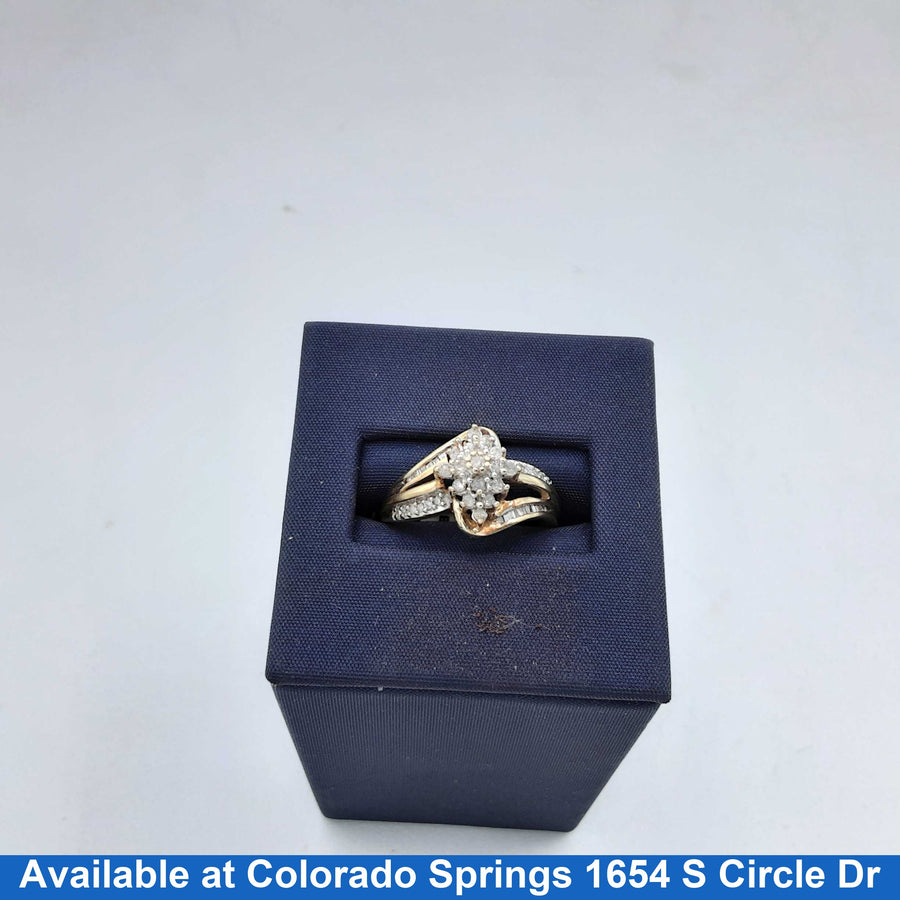 Women's Ring - Yellow Gold 10k (.417) 2.7 grams Size 7