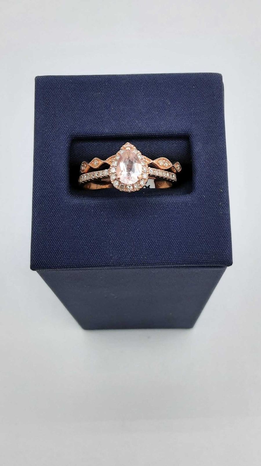 Ring - Wedding Set - Rose Gold 14k (.585) 4.7 grams Size 9.5