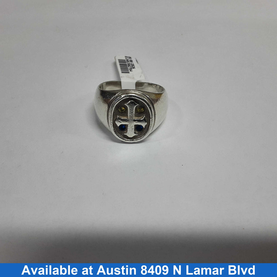Men's Ring - Silver 17.1 grams Size 12