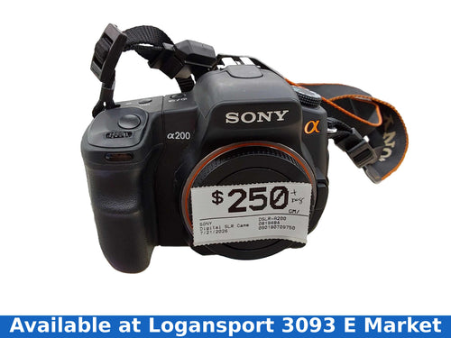 Sony Dslr-a200 Black Digital SLR Camera