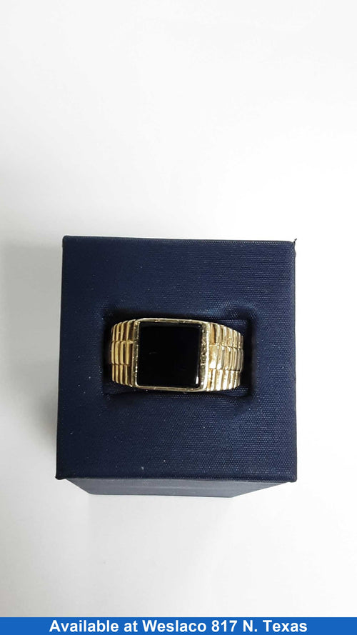 Men's Ring - Yellow Gold 10k (.417) 8.6 grams Size 10