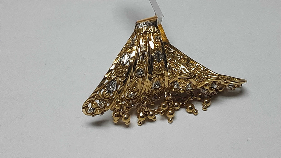 Women's Ring - Yellow Gold 22k (.917) 10.6 grams Size 6.5