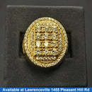 Men's Ring - Yellow Gold 10k (.417) 8 grams Size 13
