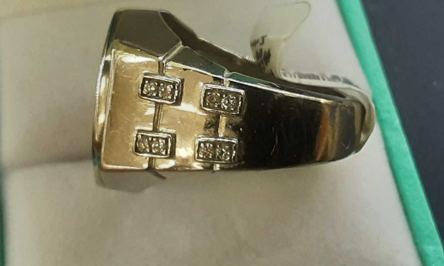 Men's Ring - White Gold 14k (.585) 7.7 grams Size 10