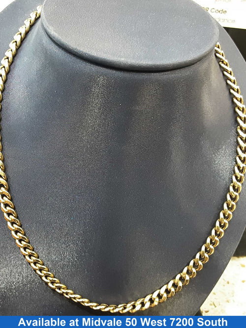 Cuban Link Chain - Yellow Gold 14k (.585) 21.7 grams 20 inch