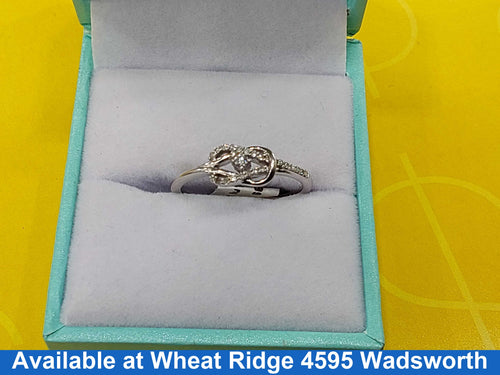 Ring - Wedding Band - White Gold 14k (.585) 1.3 grams Size 7