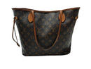 Louis Vuitton Monogram Mm Neverfull Brown Purse / Handbag