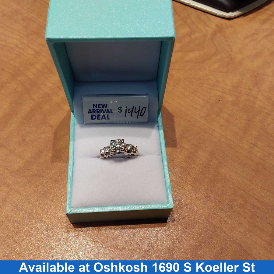Ring - Wedding Set - Yellow Gold 14k (.585) 3.3 grams Size 6