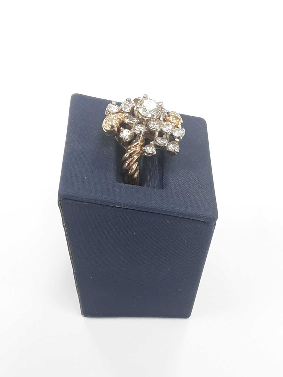 Women's Ring - Yellow Gold 14k (.585) 11.7 grams Size 10