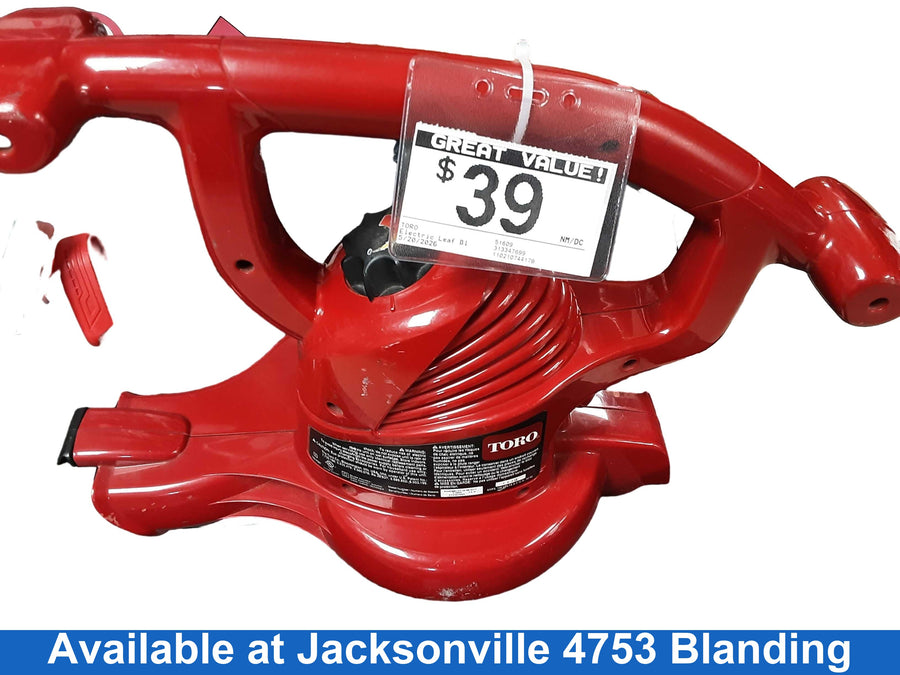 Toro 51609 Red Corded Leaf Blower