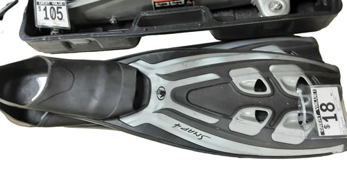 Snap 4 Swimming Flippers Gray