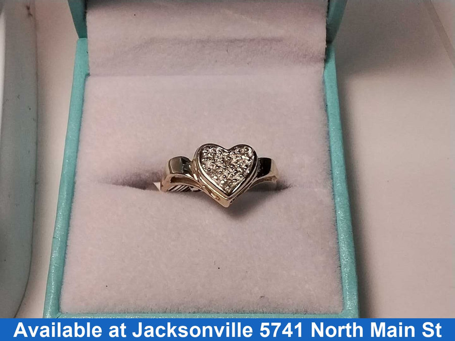 Women's Ring - Yellow Gold 10k (.417) 2.2 grams Size 6