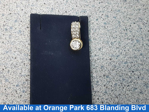 Diamond Pendant - Yellow Gold 14k (.585) 2.8 grams