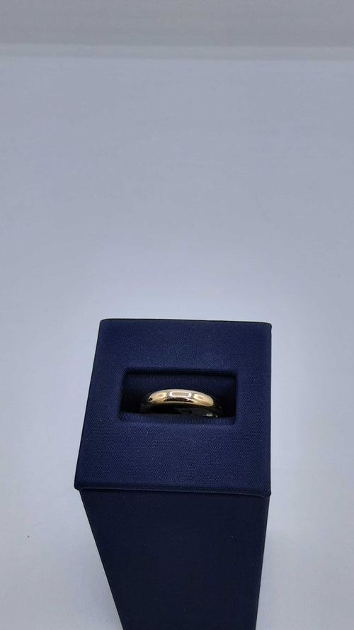 Ring - Wedding Band - Yellow Gold 18k (.750) 4.7 grams Size 6.5