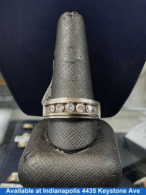 Men's Ring - White Gold 14k (.585) 9.5 grams Size 11.5