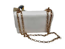Dolce & Gabbana Nappa Leather Dg Girls Shoulder Bag Beige / Tan Purse / Handbag