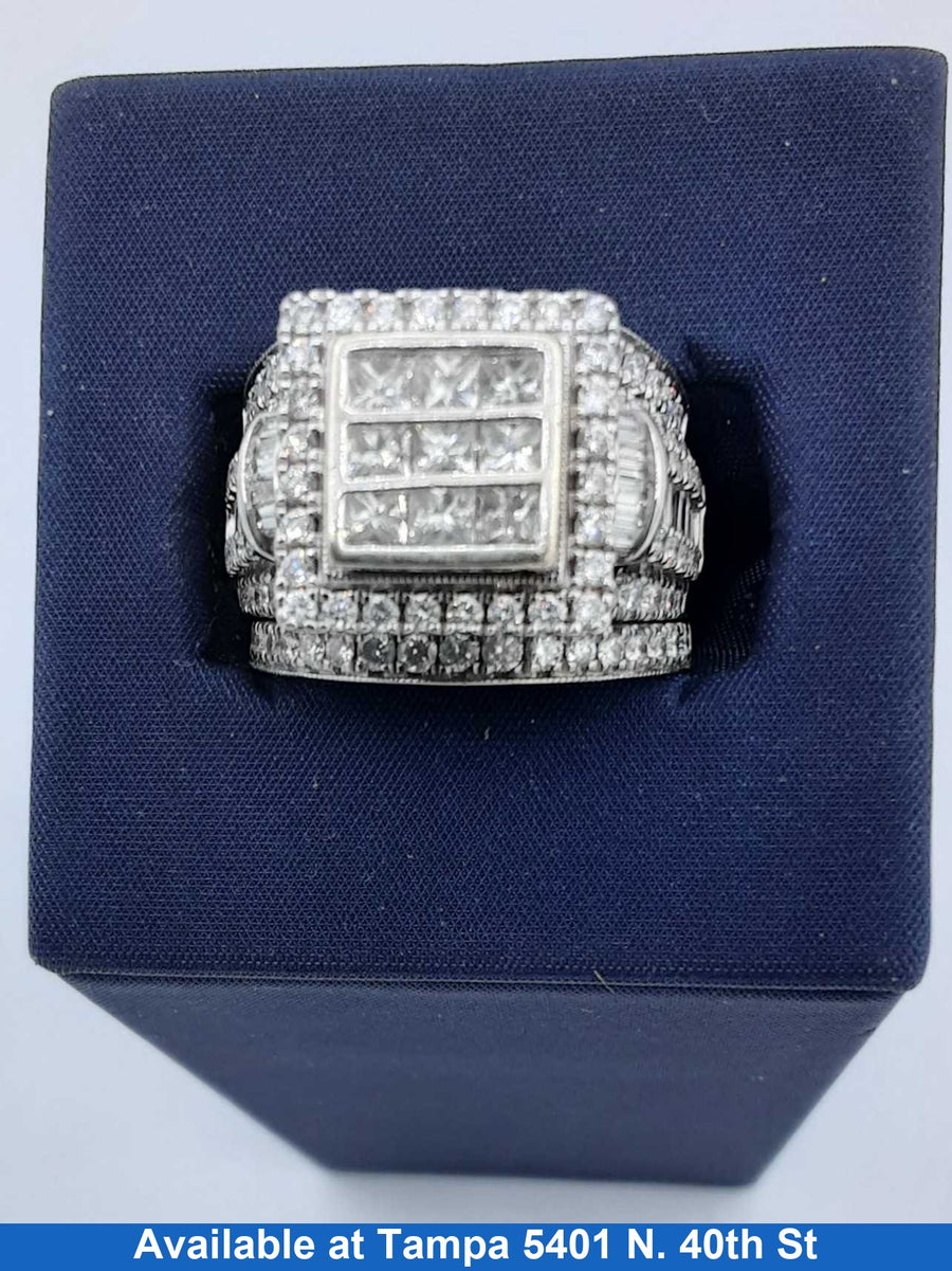Women's Ring - White Gold 14k (.585) 15.9 grams Size 7