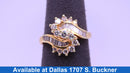 Women's Ring - Yellow Gold 18k (.750) 5.4 grams Size 8
