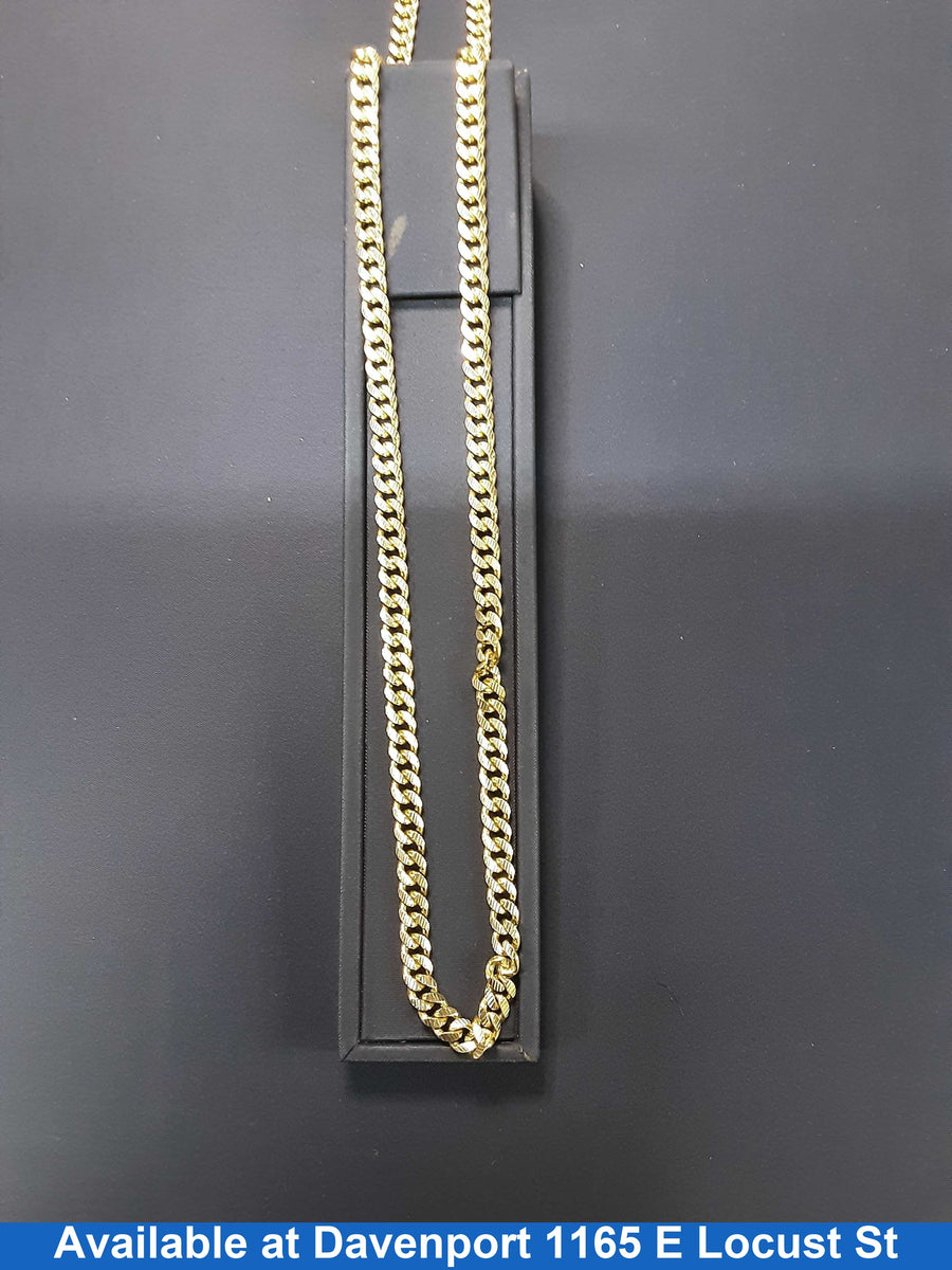 Cuban Link Chain - Yellow Gold 10k (.417) 60 grams 20 inch