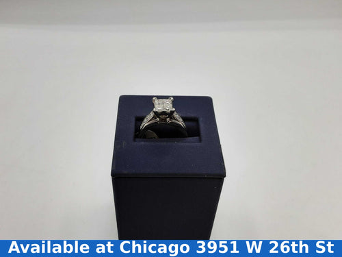 Ring - Engagement Set - White Gold 14k (.585) 6.1 grams Size 8.5