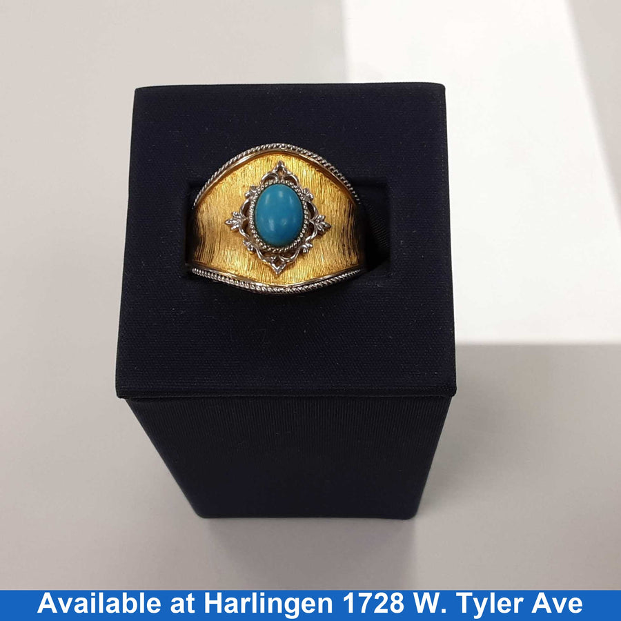 Women's Ring - Yellow Gold 14k (.585) 5.6 grams Size 12.5