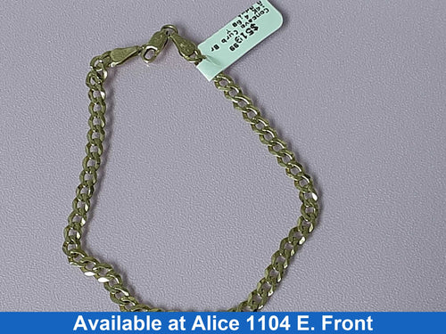 Bracelet - Yellow Gold 14k (.585) 4.6 grams 8 inch