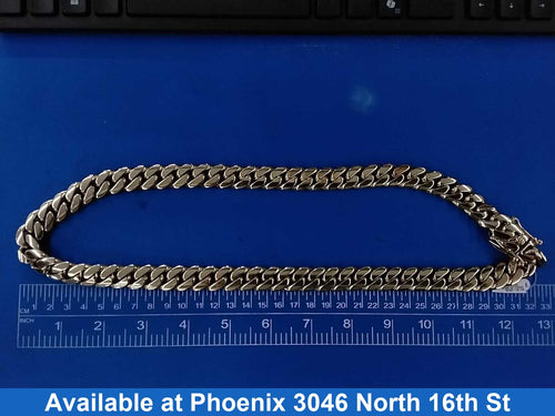 Cuban Link Chain - Yellow Gold 14k (.585) 436.7 grams 27 inch