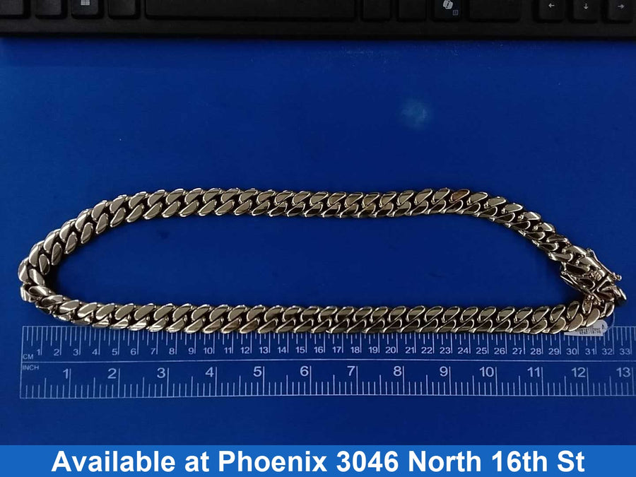 Cuban Link Chain - Yellow Gold 14k (.585) 436.7 grams 27 inch