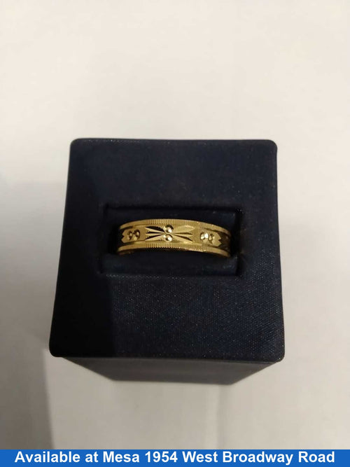 Men's Ring - Yellow Gold 18k (.750) 3.5 grams Size 20