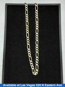 Figaro Chain - Yellow Gold 14k (.585) 73.5 grams 24 inch