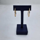 Bangle Earrings - Yellow Gold 10k (.417) 1.1 grams