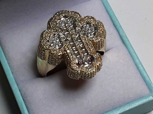 Men's Ring - Yellow Gold 10k (.417) 11.7 grams Size 10.5