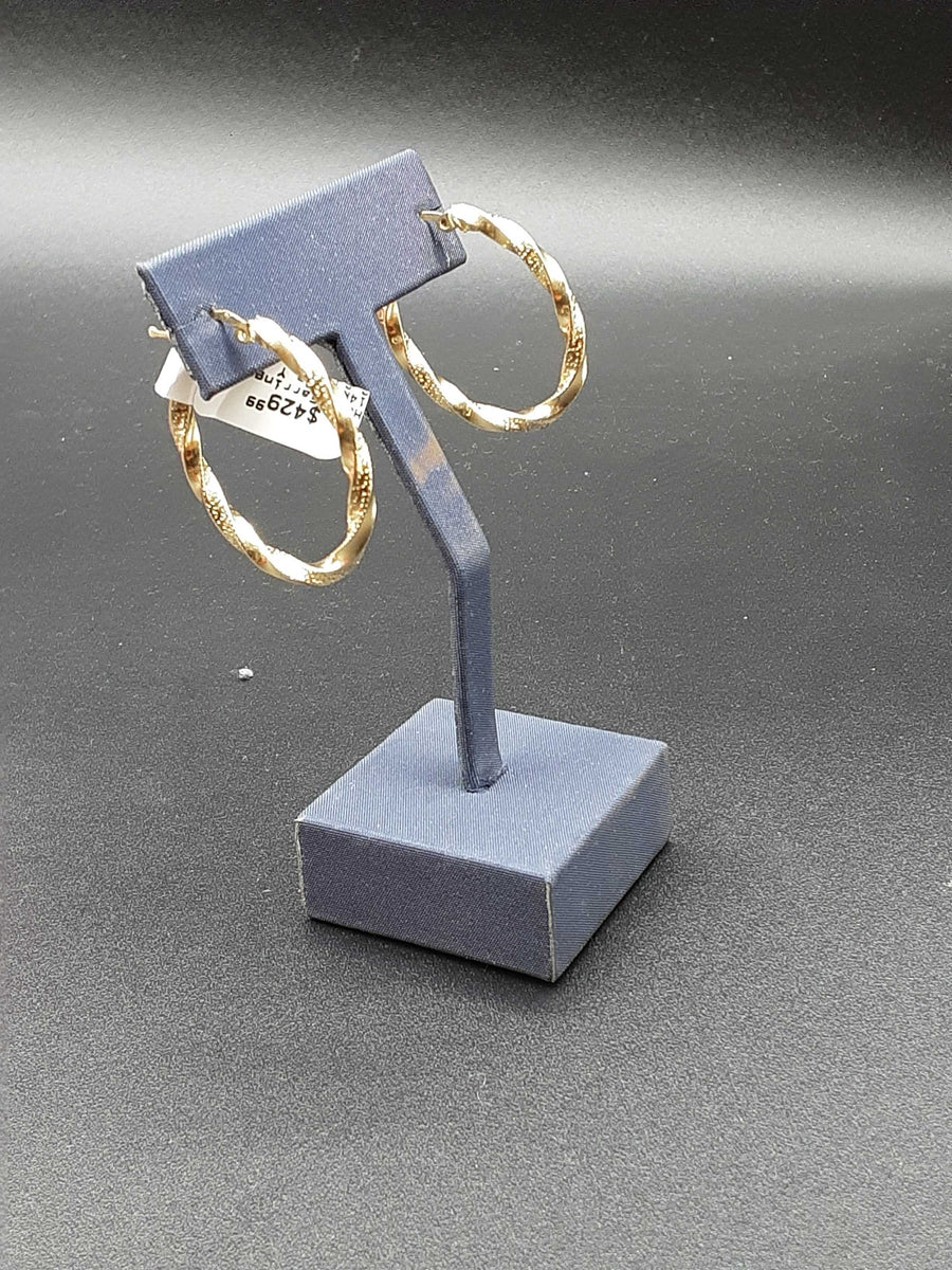 Hoop Earrings - Yellow Gold 14k (.585) 3 grams